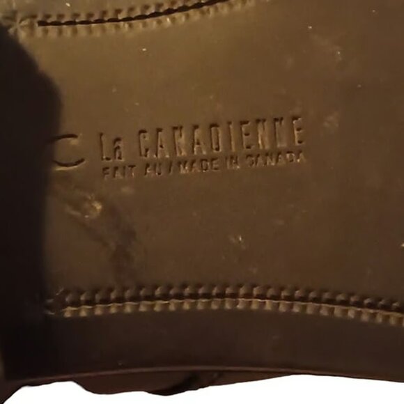 Womens Black Leather Boots By C La Canadienne Shai Leather Booties Size 8 - Picture 2 of 4